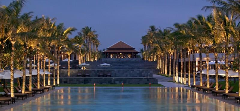 Nam Hai Infinity Pool Best Five Star Hotel Resort for Honeymoon in Vietnam