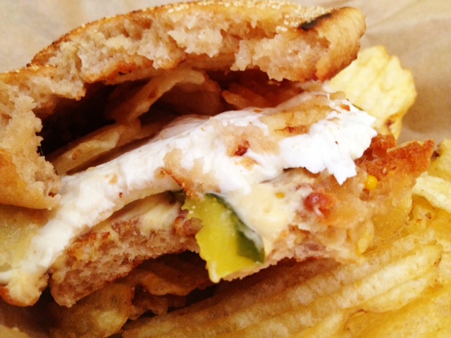 Earl's Calabro Mozzarella Grilled Cheese with Miso Mayo